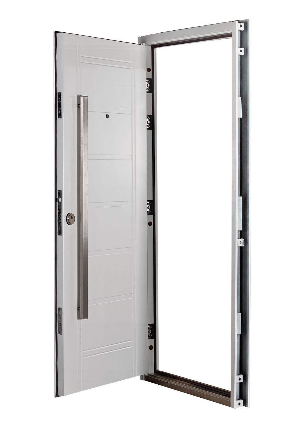 Puerta Multianclaje Derecha BLANCA Barral RECTANGULAR 120 cm. B4810