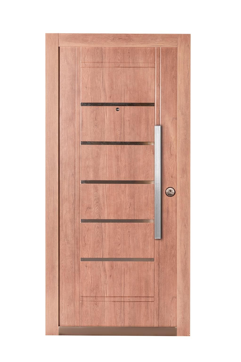Puerta Multianclaje Izquierda ROBLE BLANCO Barral RECTANGULAR 75 cm y Apliques RB5610