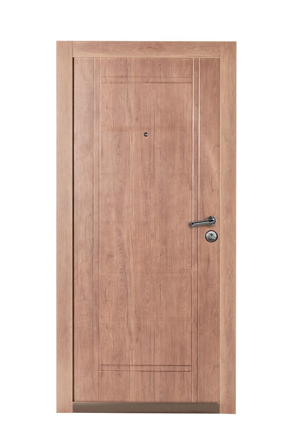 Puerta Multianclaje Izquierda ROBLE BLANCOcon Picaporte Doble RB5710